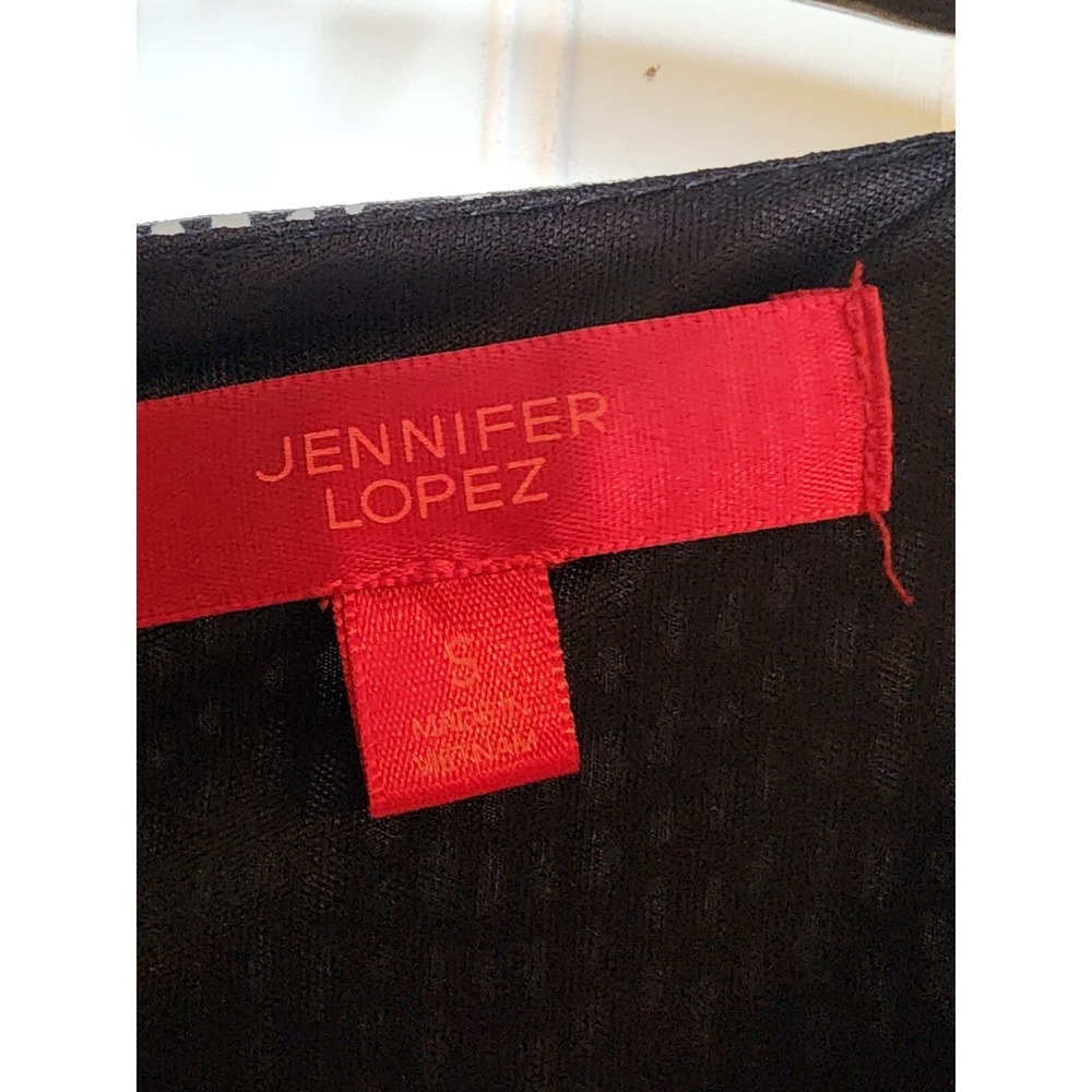 Jennifer Lopez Jumpsuit Small One Piece Black/White sleeveless - Picture 5 of 8